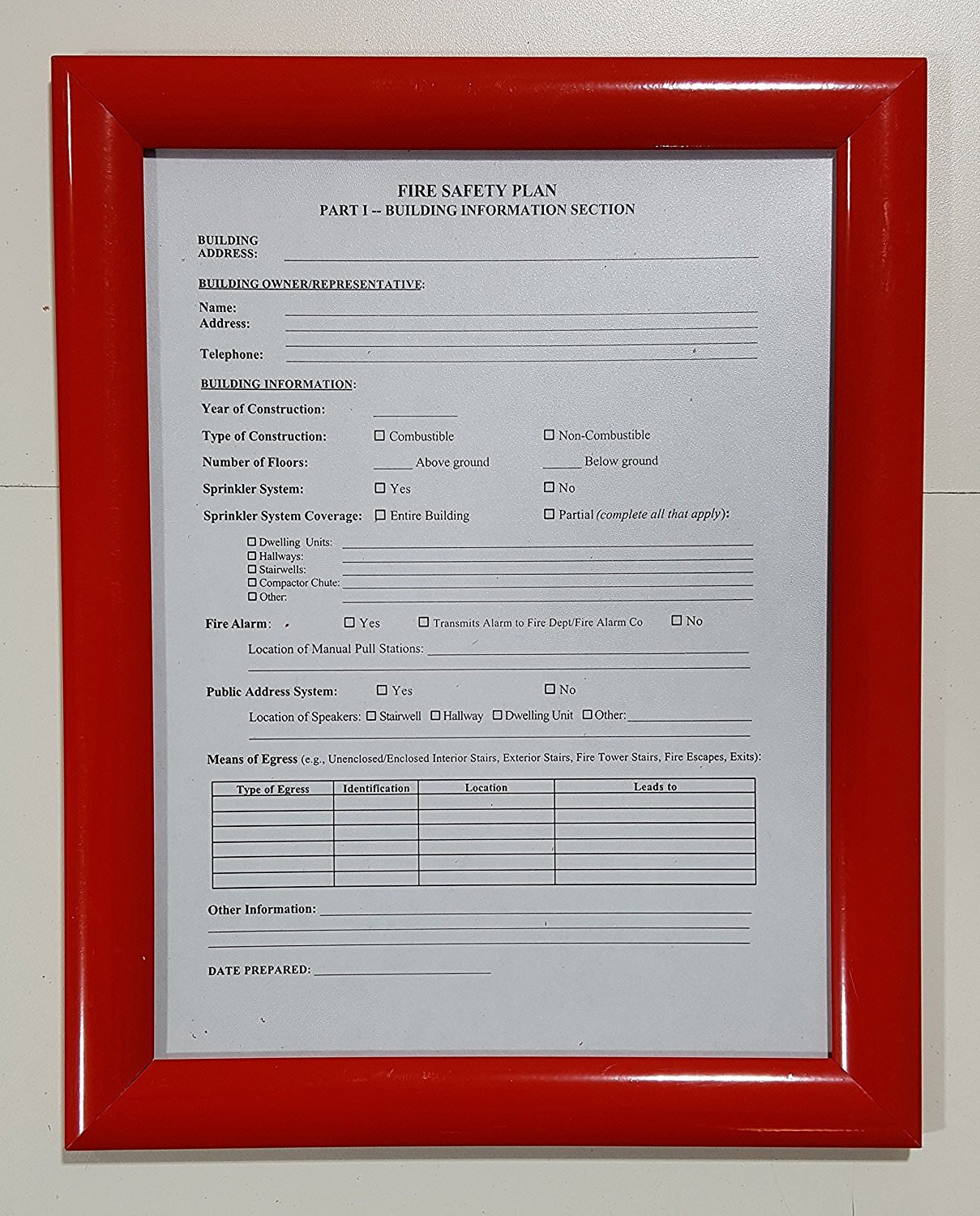 Picture frame 8.5×11 front load aluminium