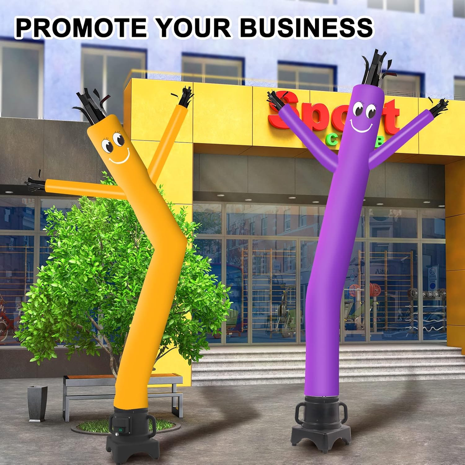 8FT Fly Puppet Dancer with 1/3Hp Blower Complete Set (Purple)