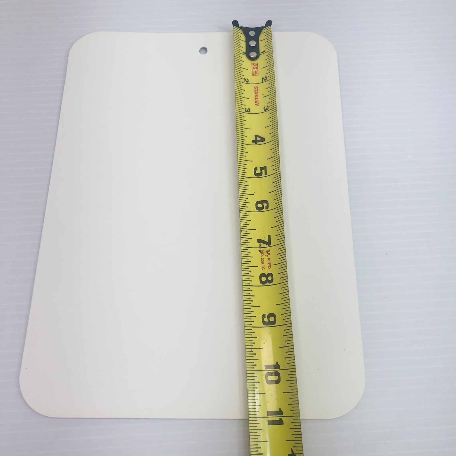 2 Lot White Painted Blank Steel Sign Panels 8” X 11” With Magnetic Strips