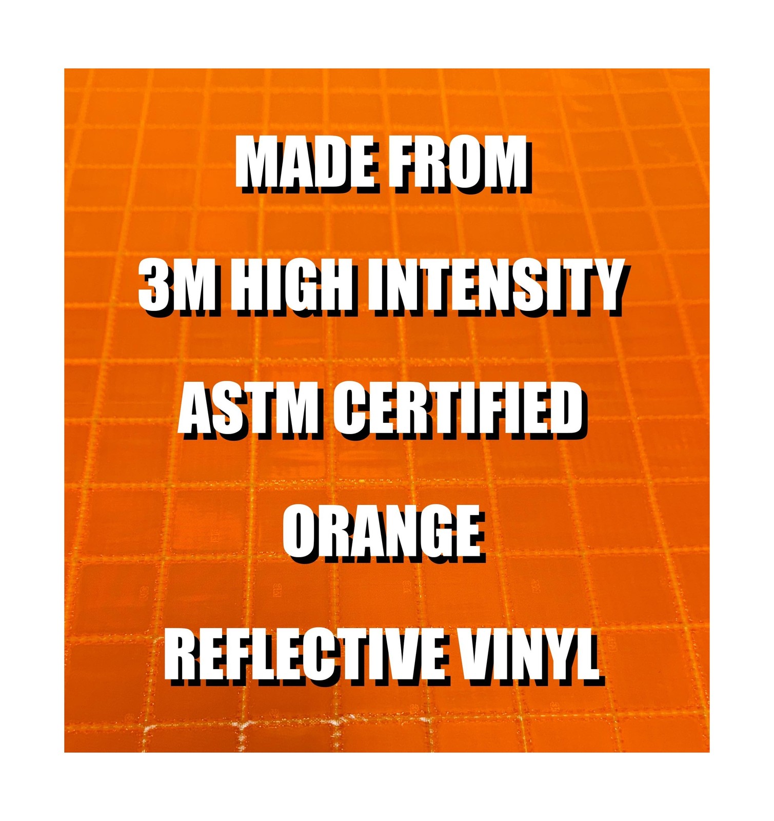 OrangeGear® 36” x 36” MUTCD TTC Compliant Orange Reflective Rol