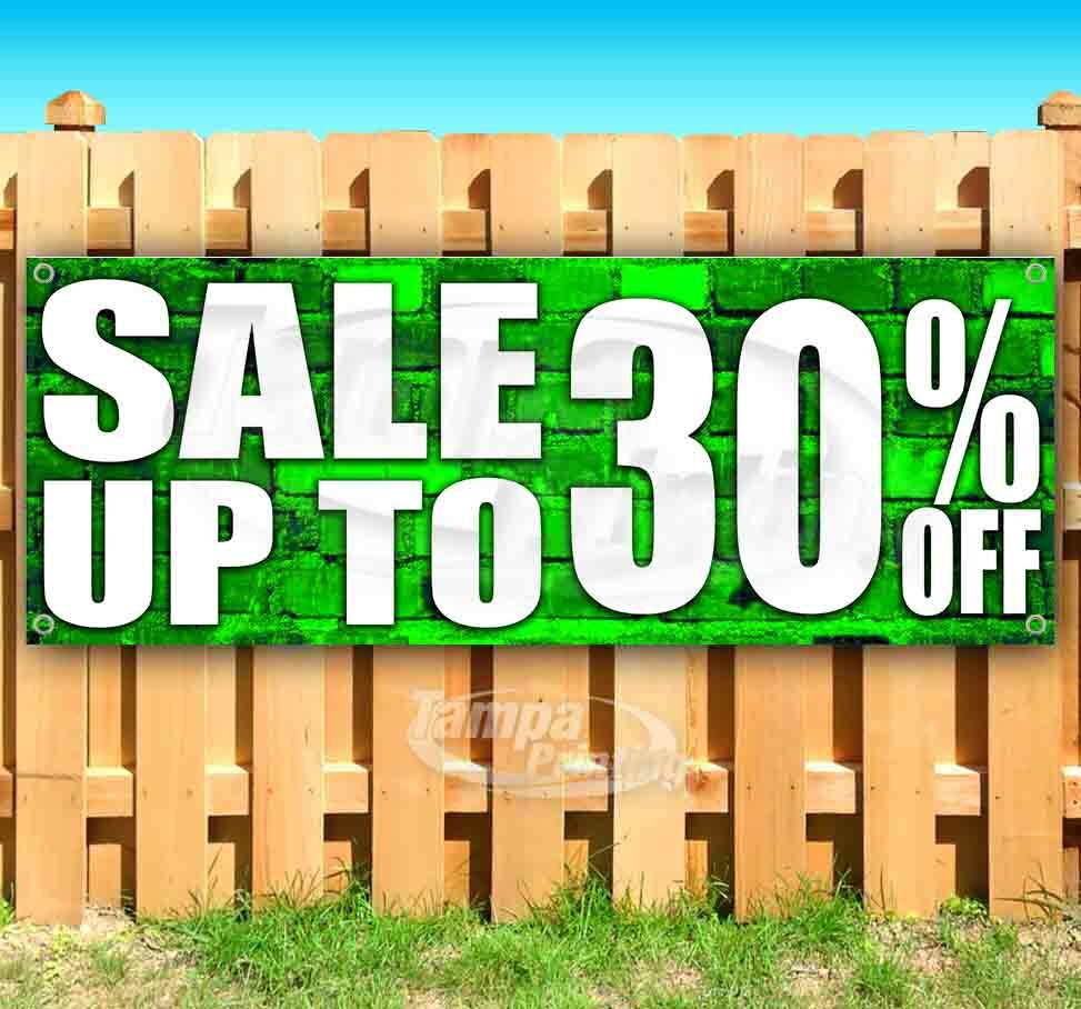 SALE UP TO 30% OFF Advertising Vinyl Banner Flag Sign Many Sizes USA DEALS