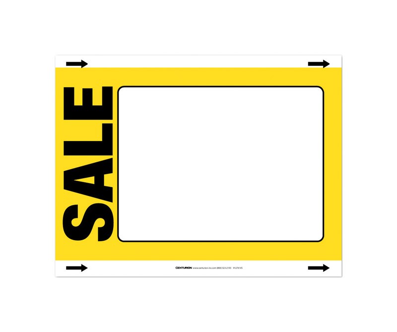 11 in. H X 8.5 in. W Office Supplies/Stationary Sign 100 each