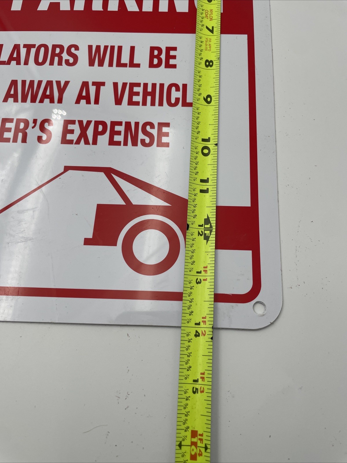 Private Property No Parking Violators will be towed away at owners expense sign