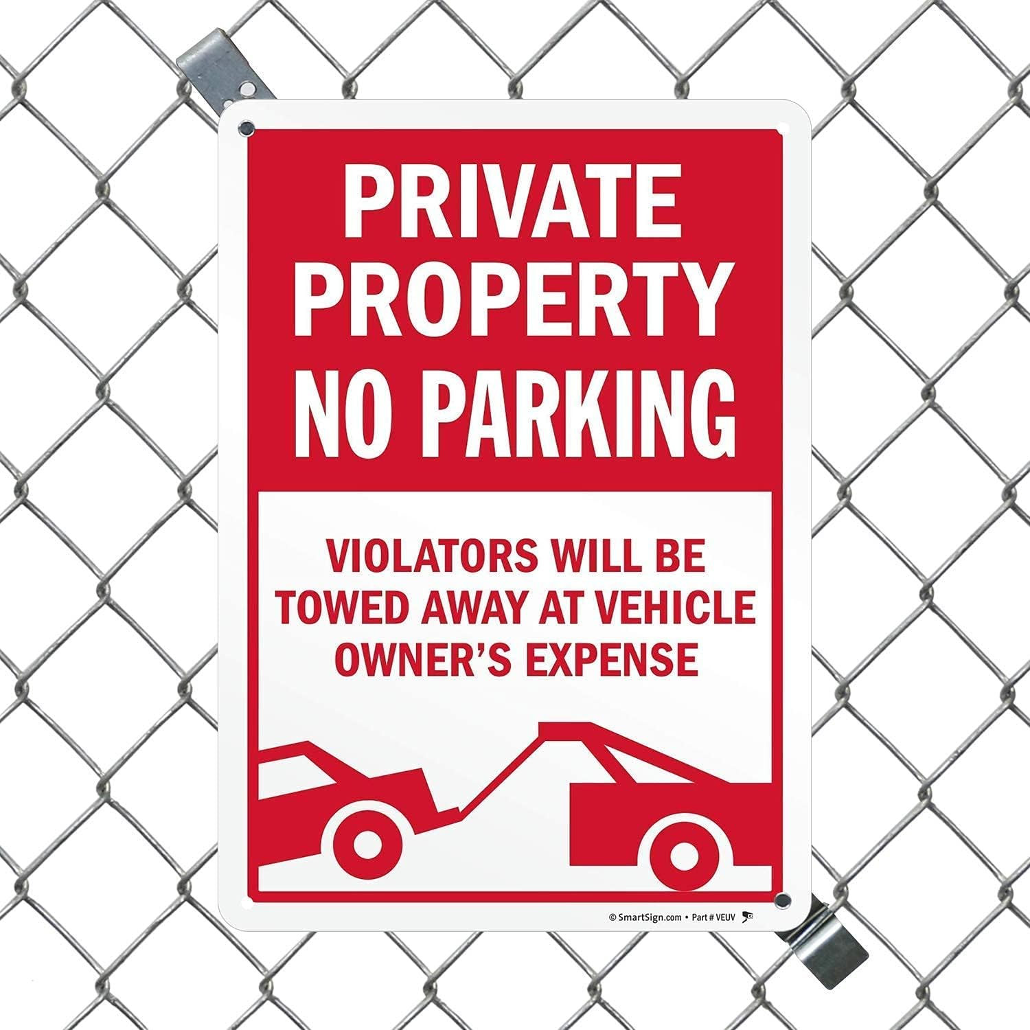 14 X 10 Inch “Private Property No Parking – Vehicles Towed at Owner&rsquo;S Expense” M