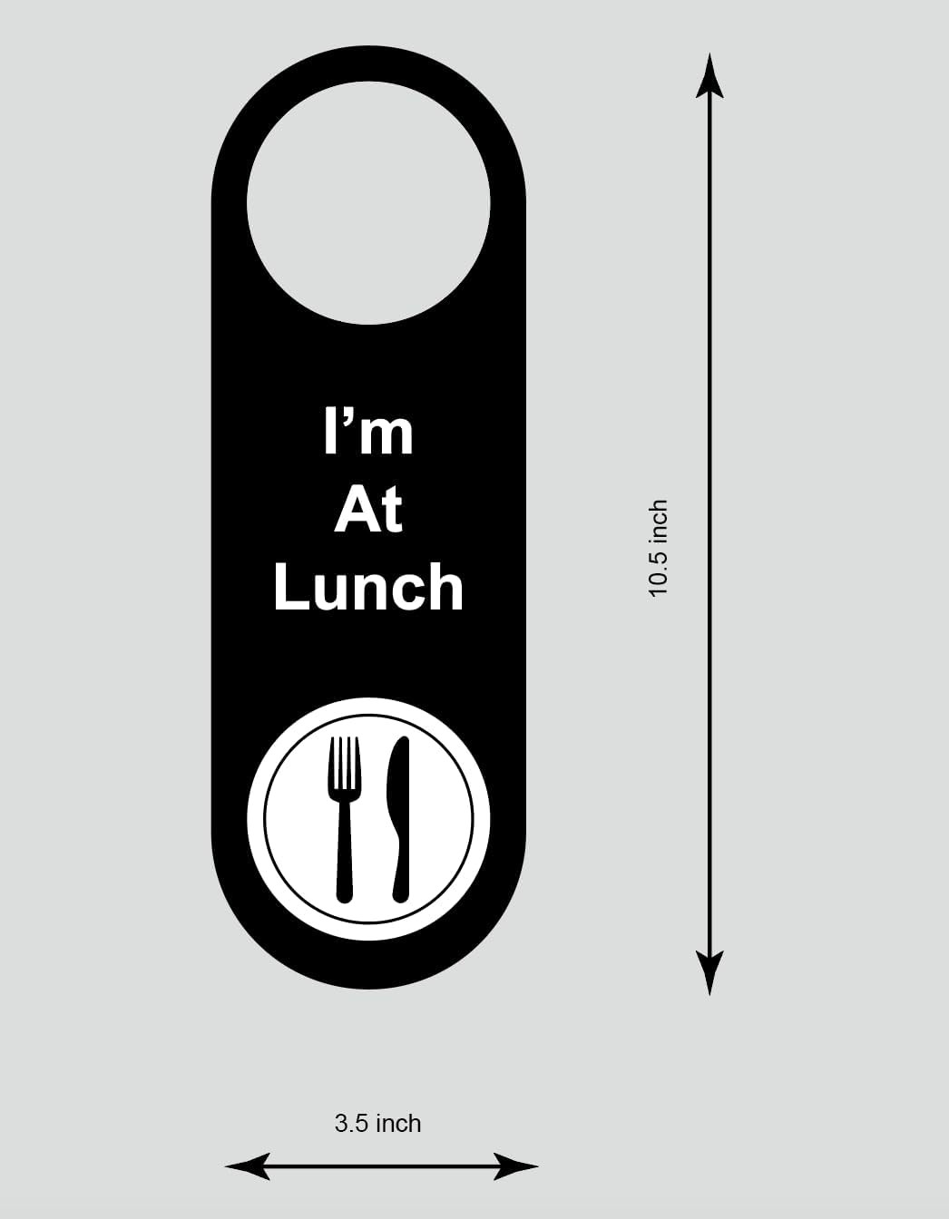 10 PCS 10.5X3.5 » Door Hanger Tags Sign Office Work in a Meeting Do Not Disturb