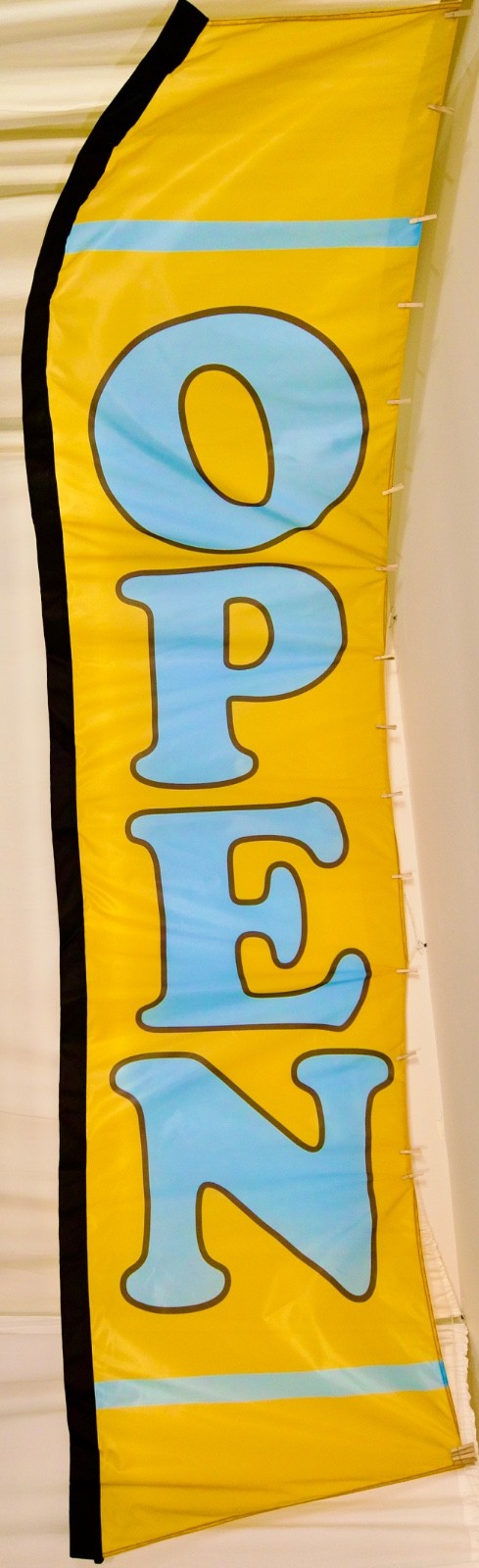 Extra Large Promotional Banner, Convex Bow Flag, Bow outward along the Tap Edge