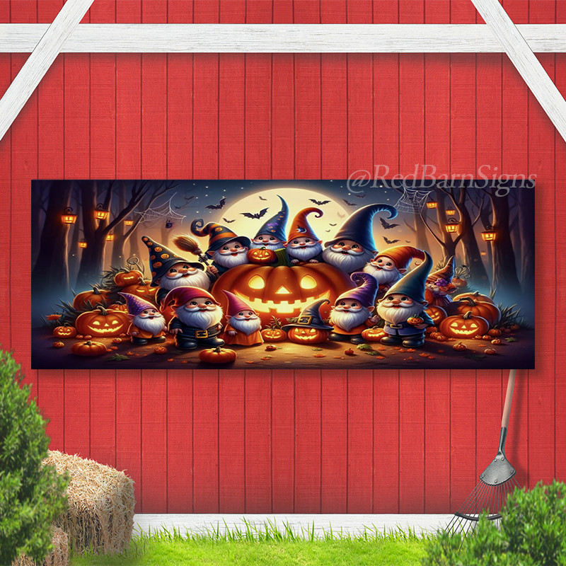 Halloween Outdoor Garage Door Banner Large Halloween Decorative Wall 03