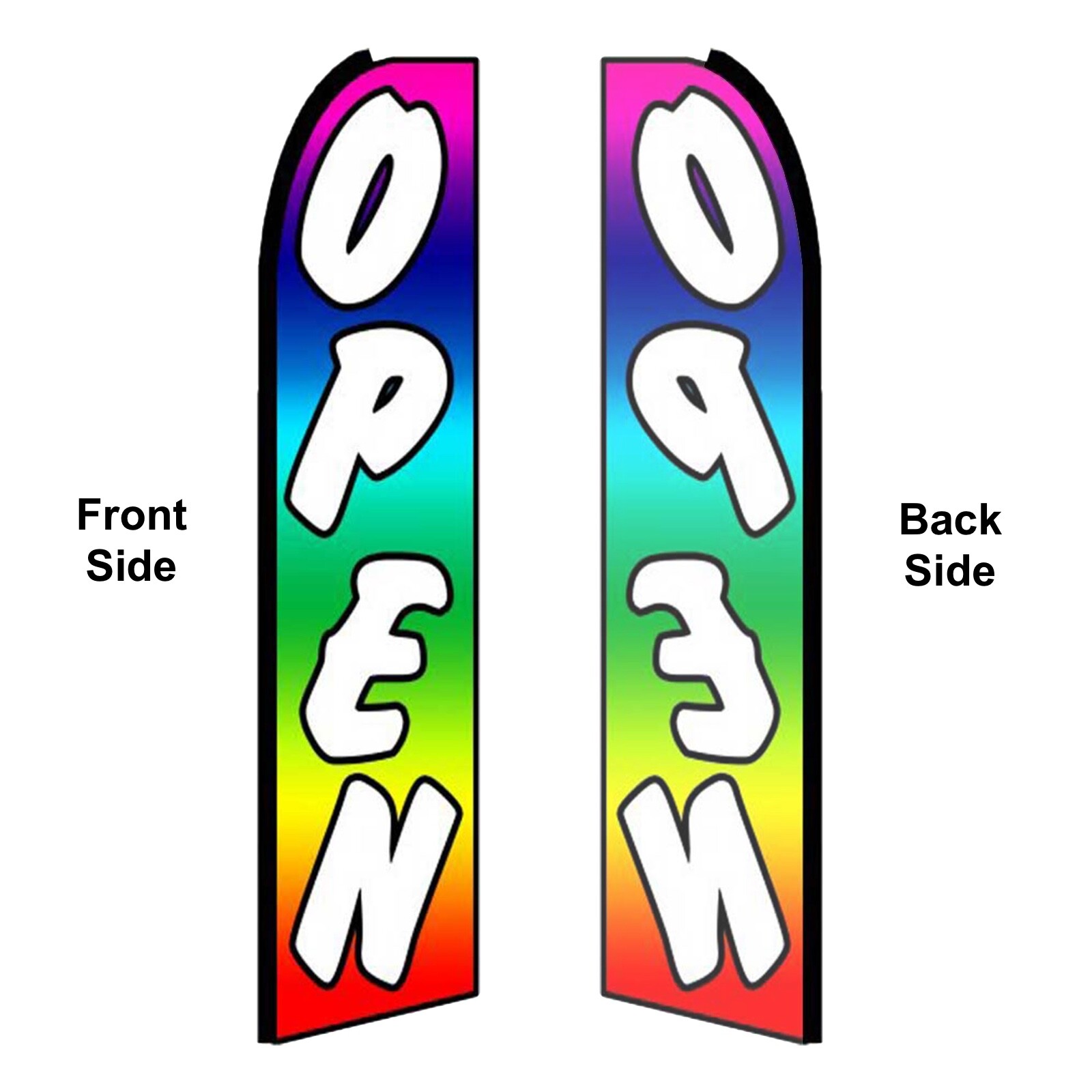 Fresh Produce, Open, Entrance – 3 Pack of Swooper Feather Flag Kits