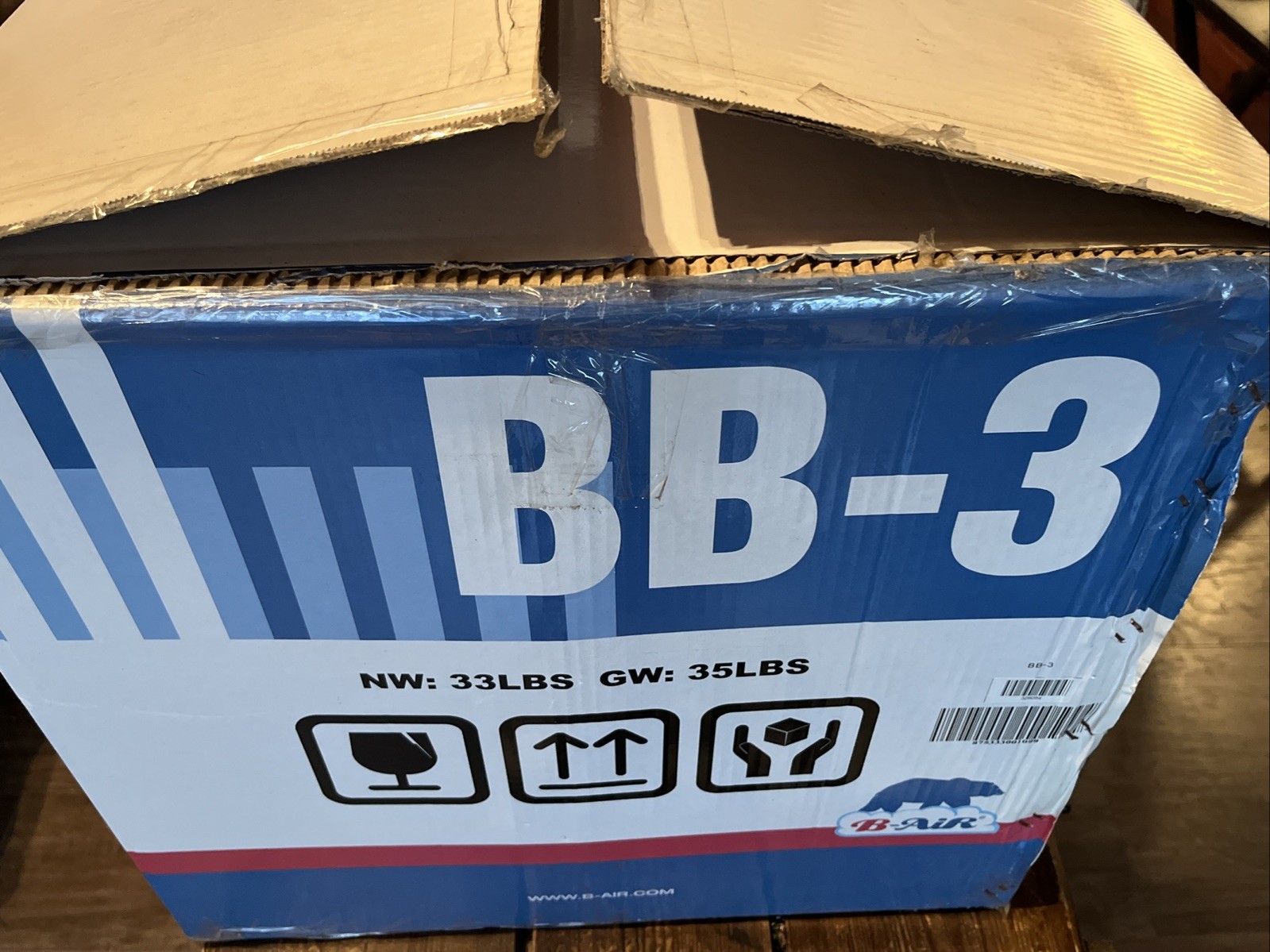 B-Air BB-3 Air Dancer Blower 3/4 hp with Event Banner(Vertitube)