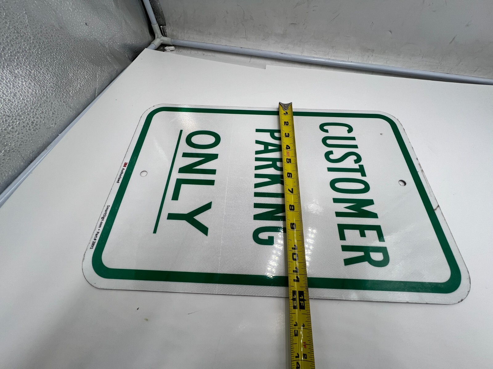 SmartSign 2RY1 Customer Parking Only Sign 12&Prime; X 18&Prime; Metal