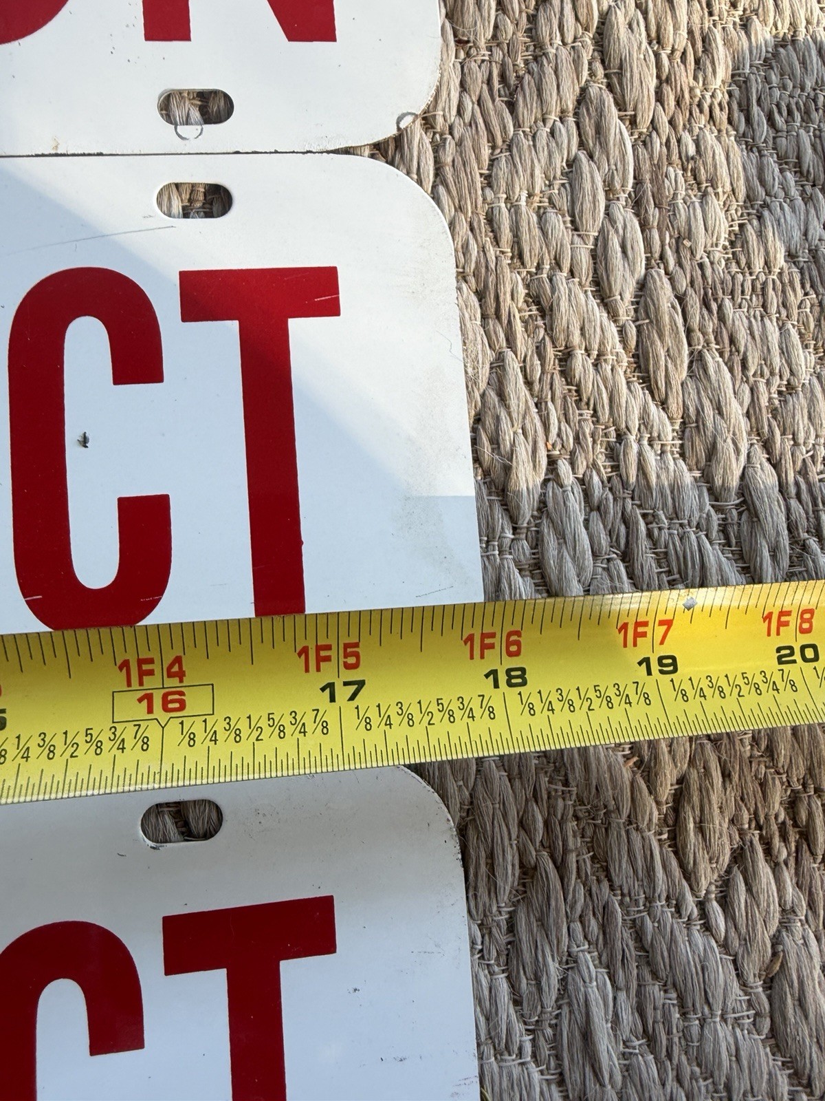 (6)Double Sided Real Estate Signs Metal 18” X 6”/18”X4” Just Listed/Coming Soon