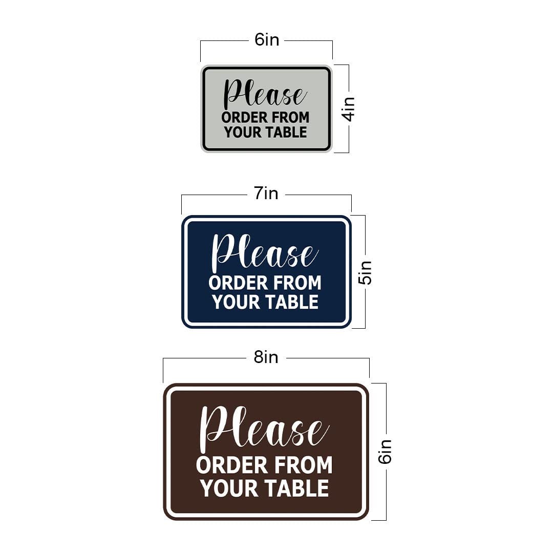 Signs ByLITA Classic Framed, Please Order From Your Table Wall or Door Sign