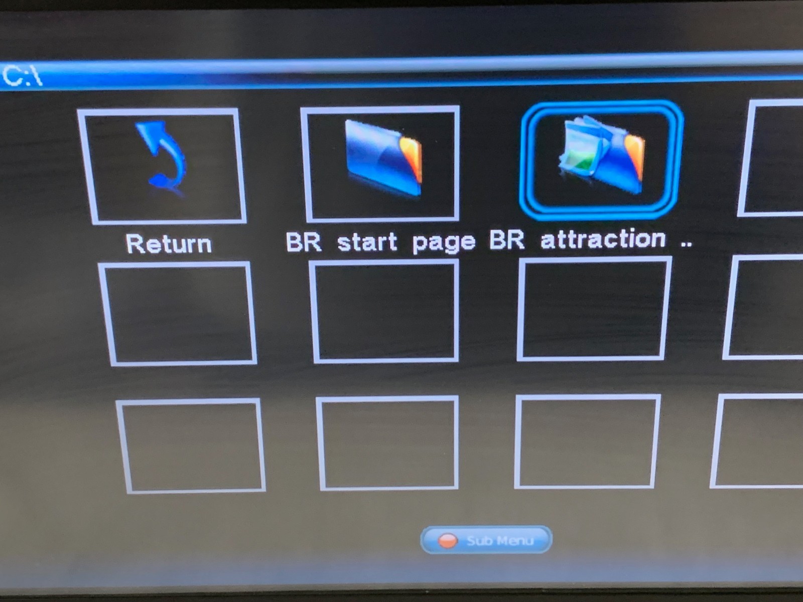 20in Touch LCD Advertising Player Model#: DS-201HDT W/ Pwr & Remote