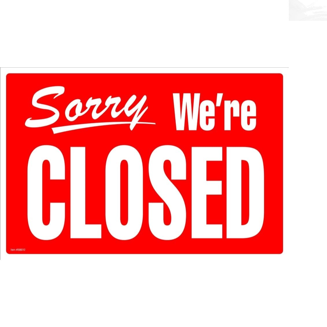 Portable Open/Closed Sign 8×12 Inches – Essential for Restaurants & Offices