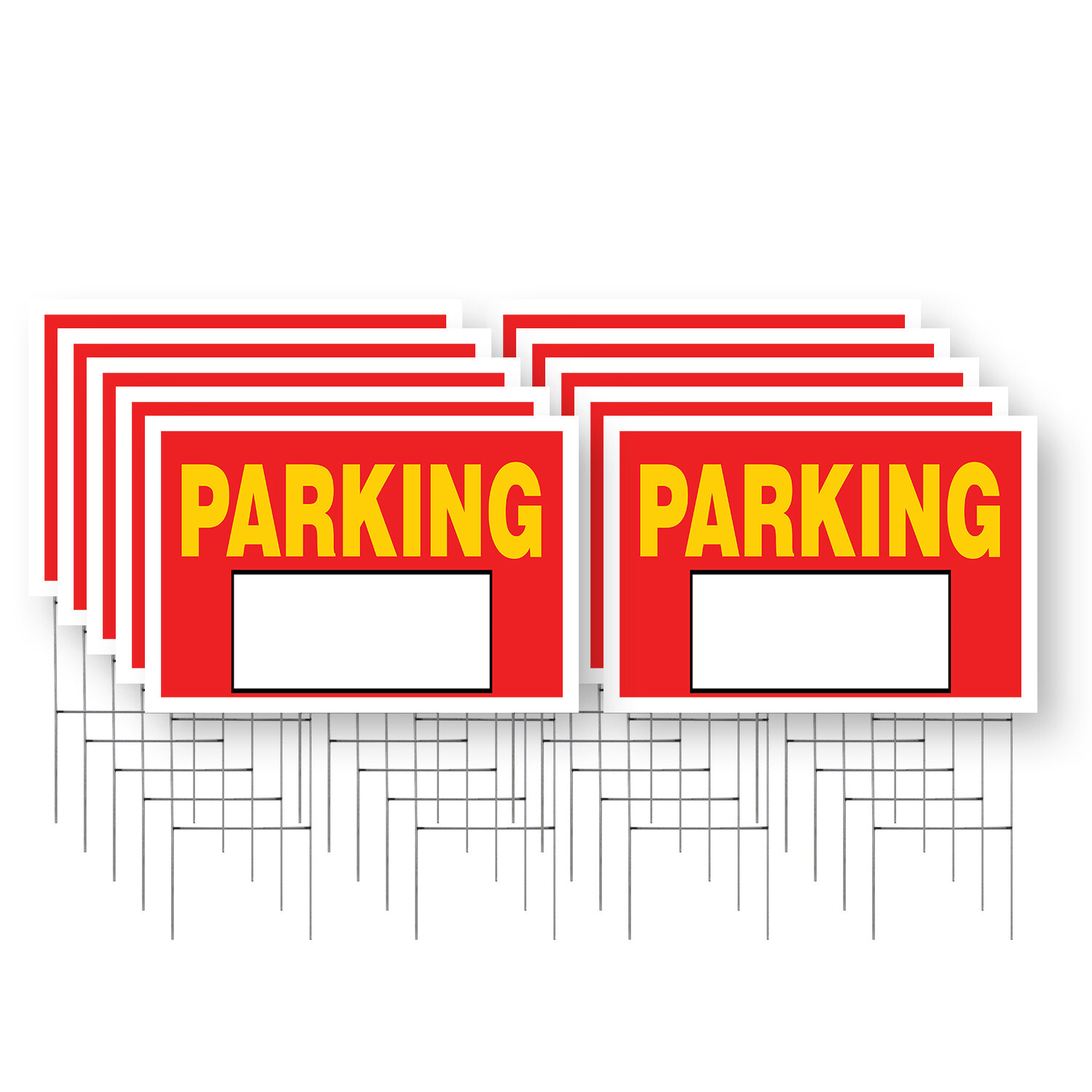 Parking Variable Yard Sign Event Pricing, Clear Signage, Durable Design