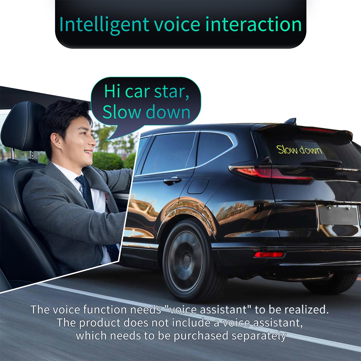 New DIY Programmable Devil Eyes LED Sign – Bluetooth App Car Window Display IP65