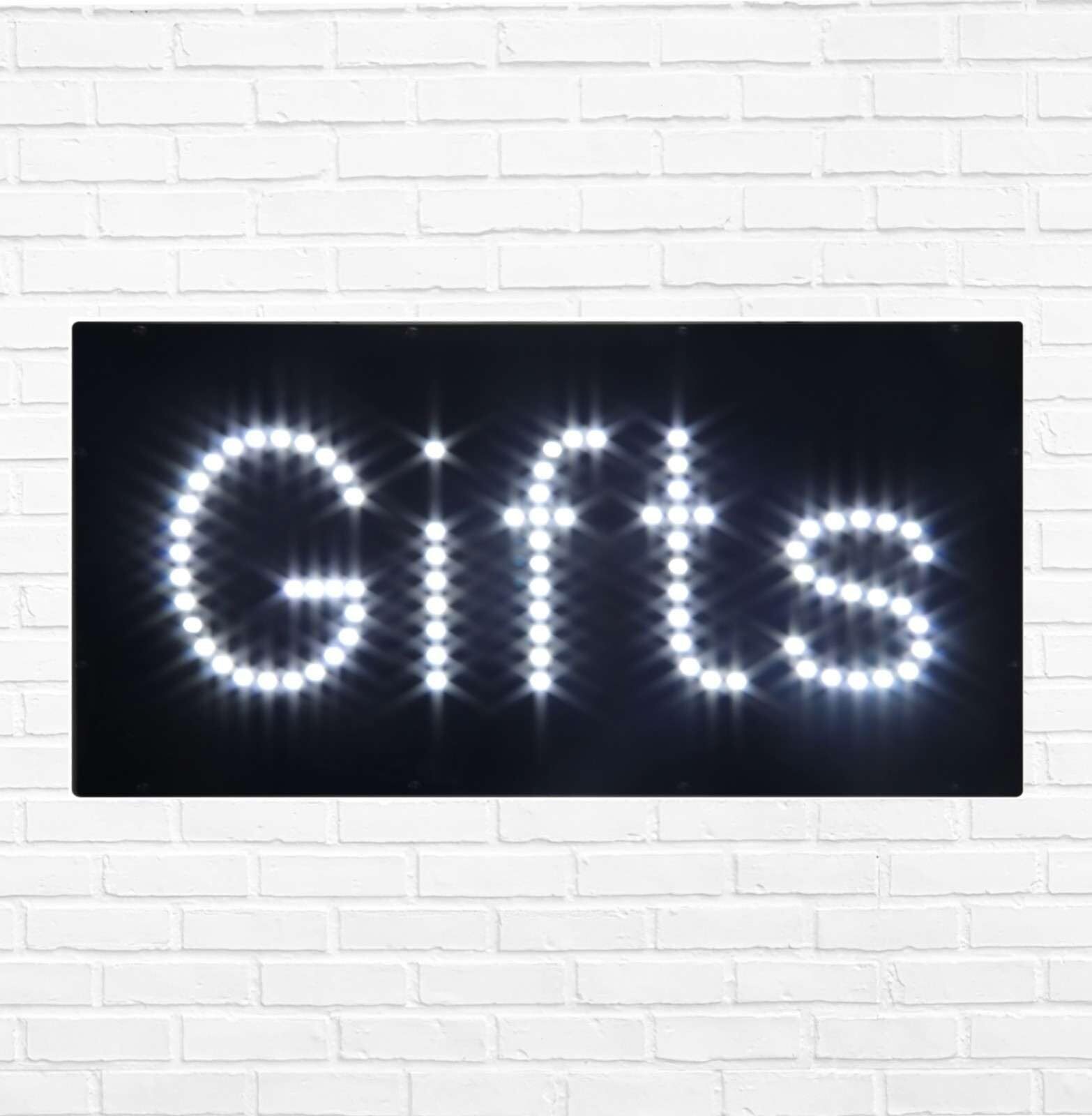 LED Gifts Sign for Retail Business Displays | Light Up Sign | 12&Prime;H x 24&Prime;W x 2&Prime;D