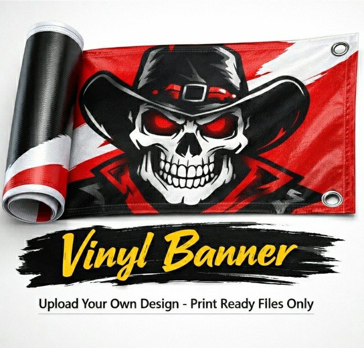 36&Prime;x 120&Prime; Custom Vinyl Banner-13oz Premium Matte Vinyl *Design Ready Files Only*