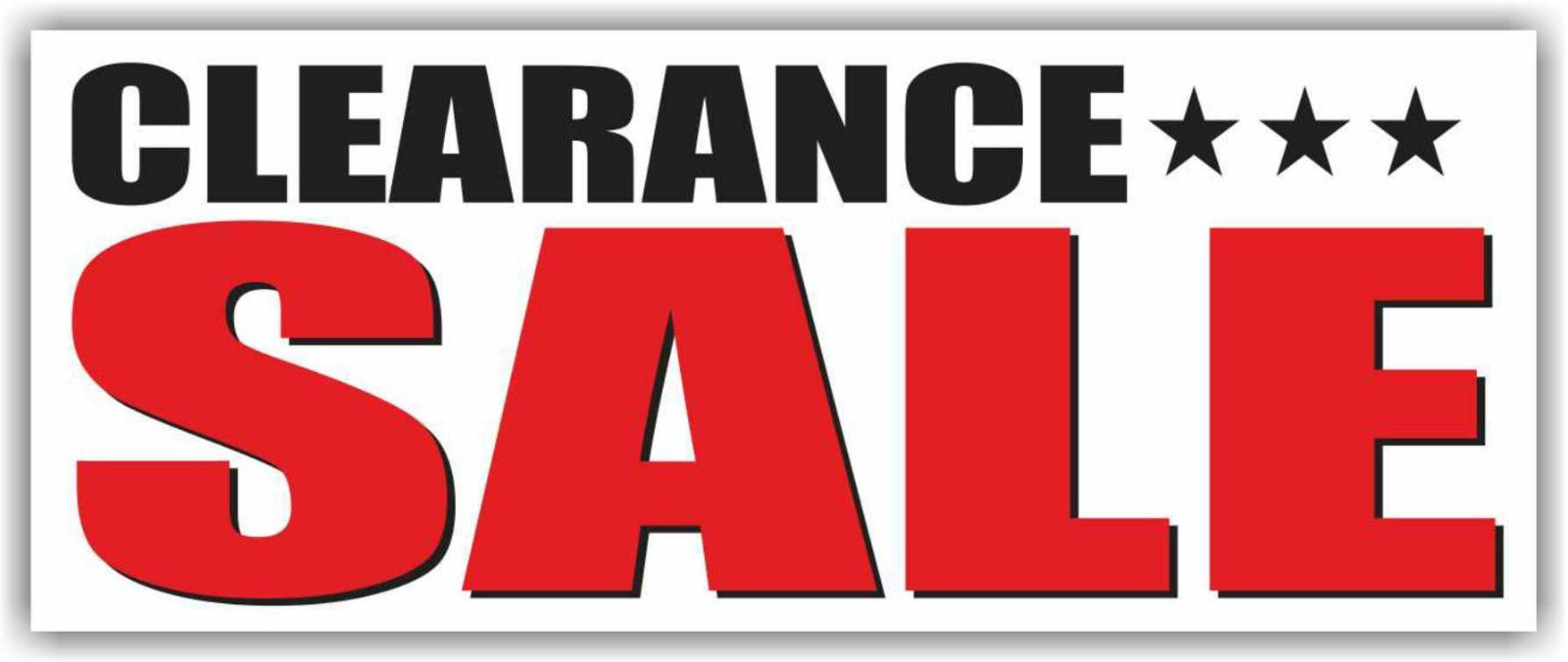 CLEARANCE SALE Advertising Banner Vinyl Mesh Sign discount retail 30 40 50 % off