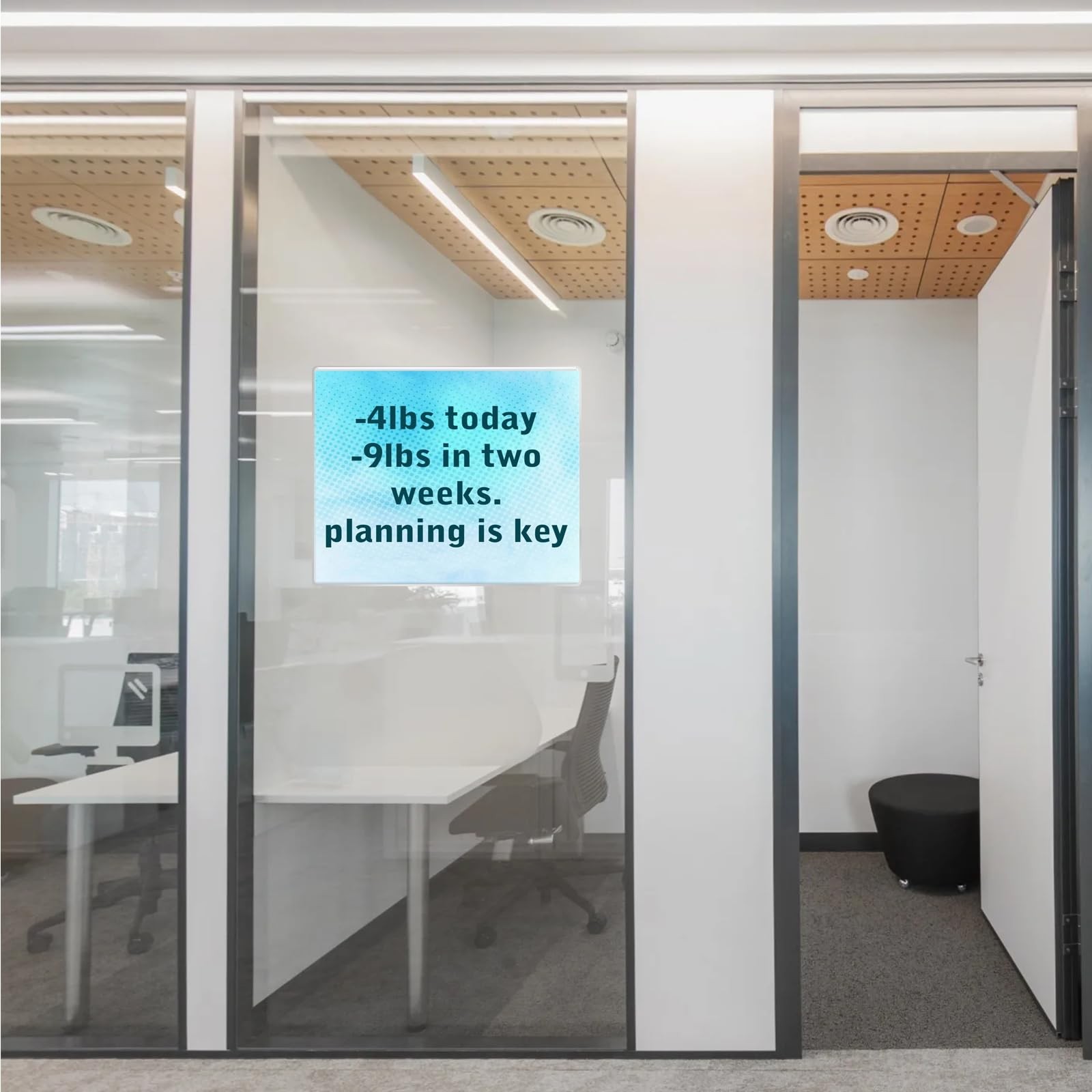 Ludery Acrylic Sign Holder 8.5 x 11 Inches X 11 Inches, Clear