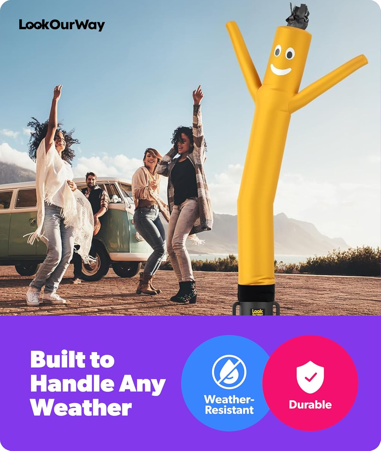 Air Dancers Wacky Waving Inflatable Tube Guy – 7Ft Tall Inflatable Advertising W