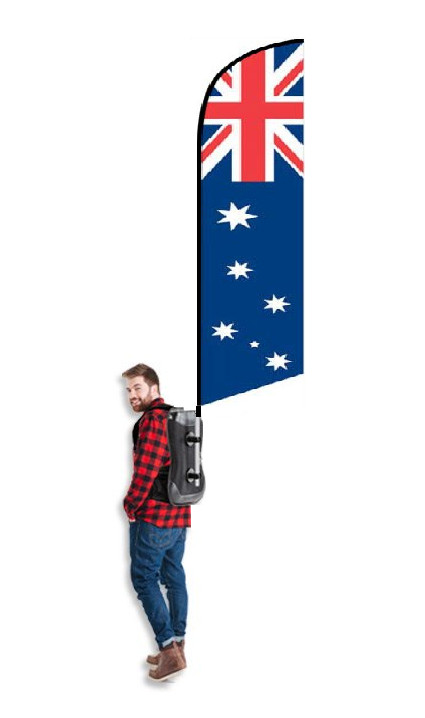 AUSTRALIA BACKPACK FLAG