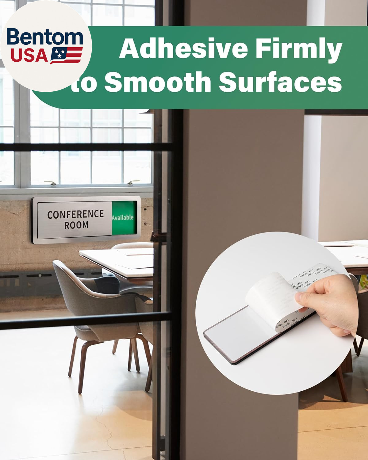 Conference Room Office Door Signs Do Not Disturb, in Use/Available Slider Sign f