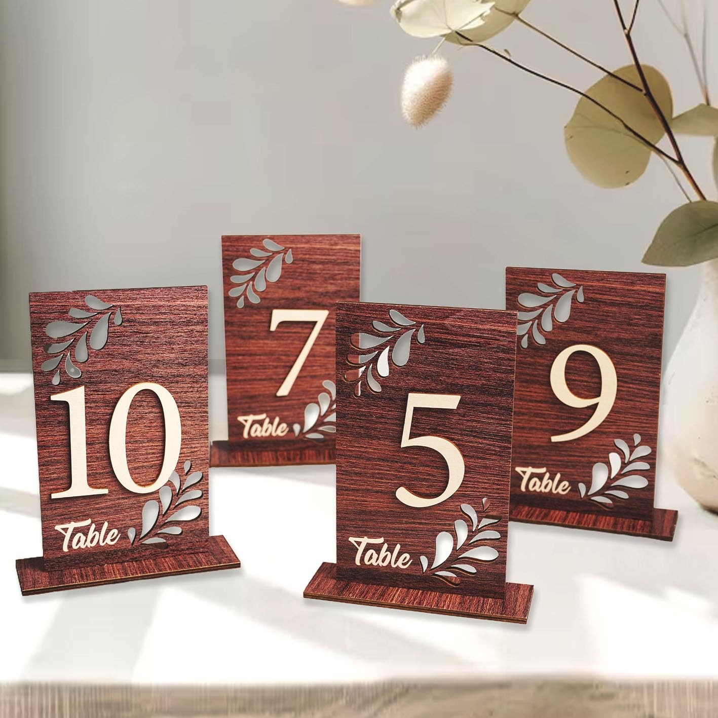 Wedding Table Numbers 1-20 Wooden Table Numbers for Wedding Reception, Table …