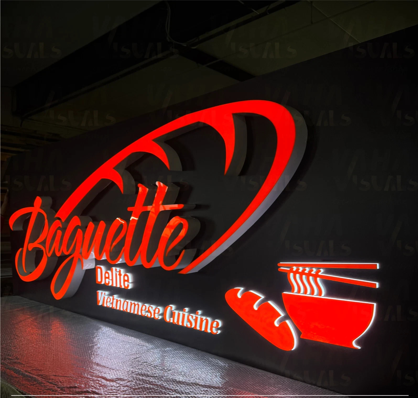 Jersey Auto Repair LED Channel Letters – Custom Outdoor Storefront Business Sign