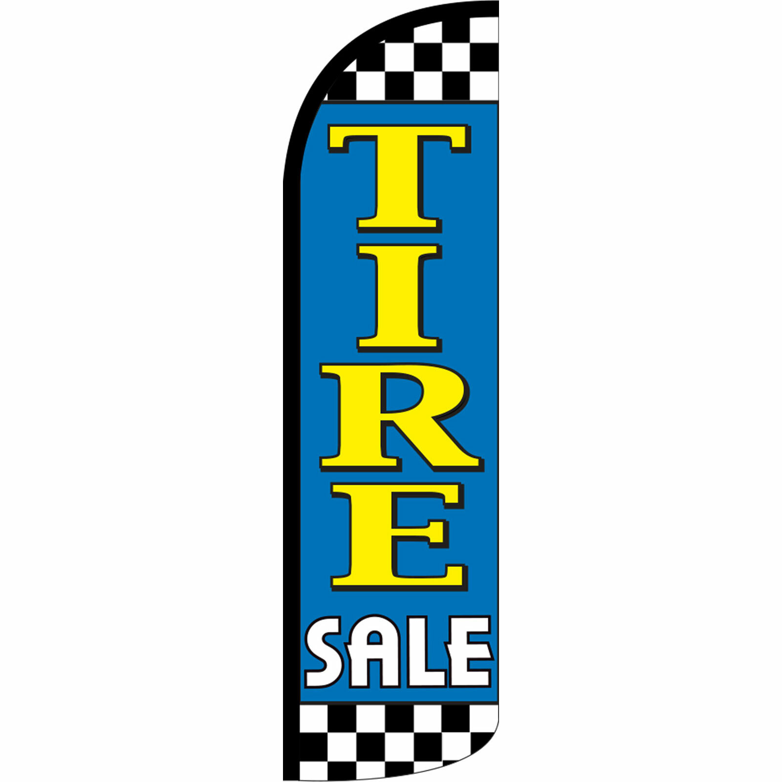 Tire Sale Flag Flutter Feather Banner Swooper Extra Wide Windless Bundle Kit
