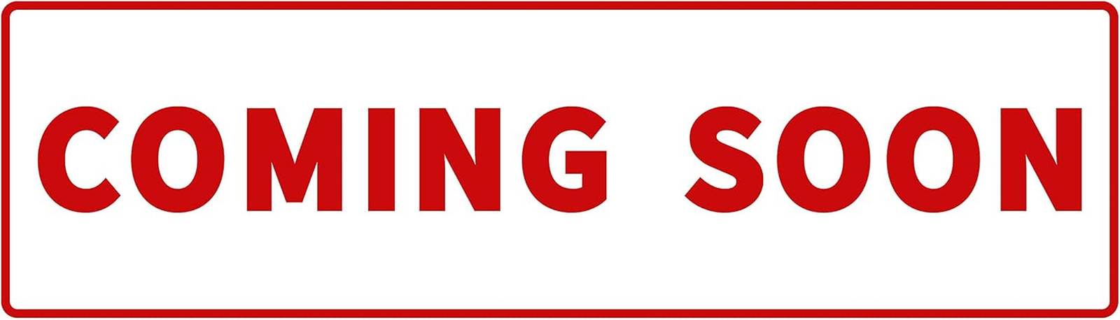 1PC – Coming Soon Real Estate Sign Riders Sleeves, 17&Prime; X 5&Prime;- Double Sided – PVC