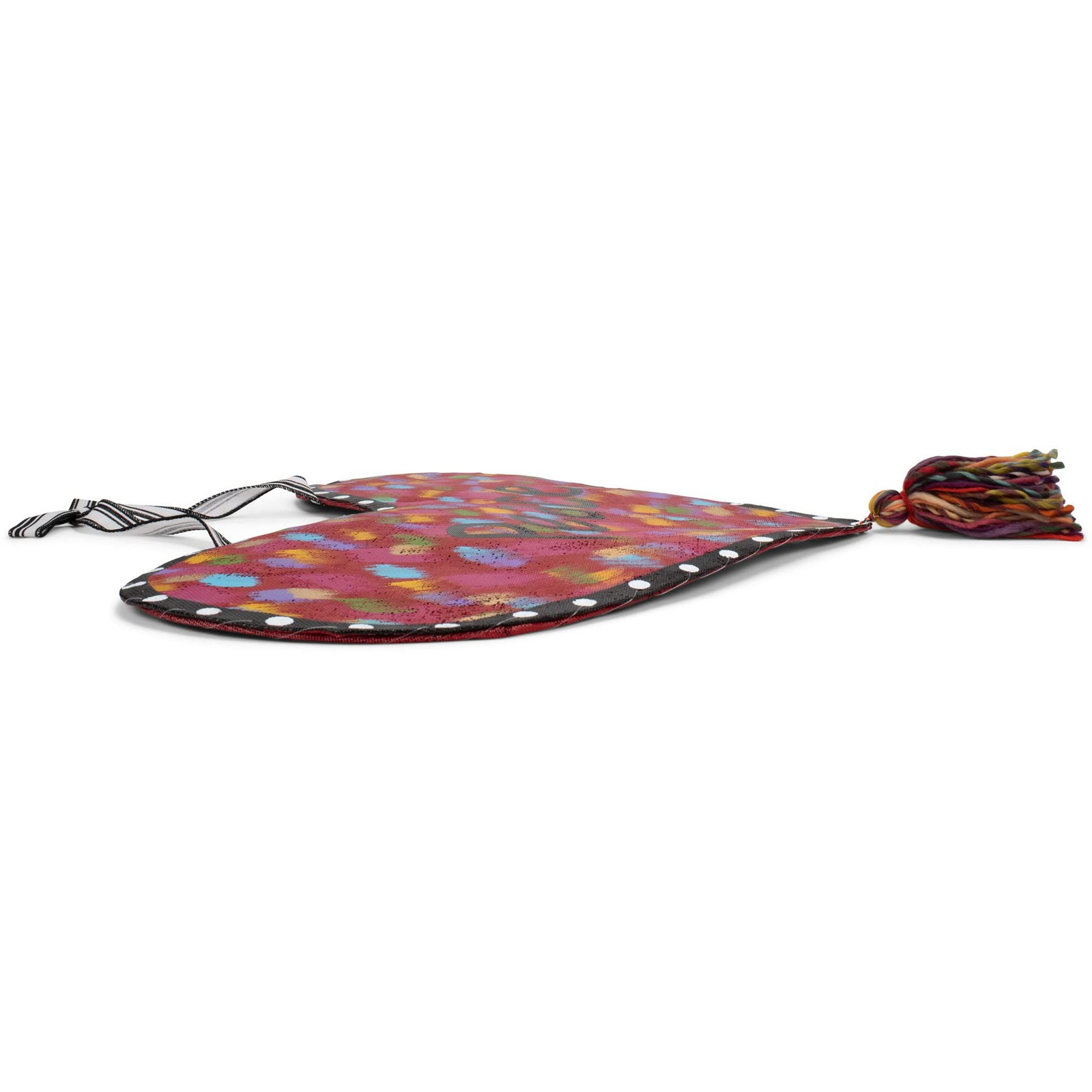 Demdaco Colorful Peace Heart Mesh Door Hanger, Aluminum, 22&Prime;x26&Prime;H