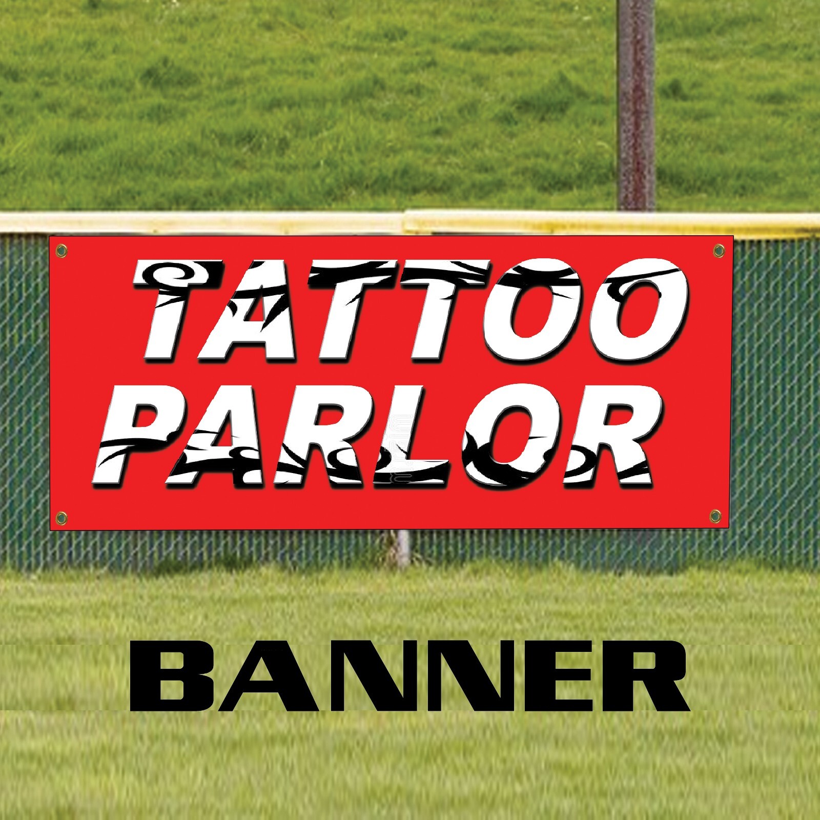 Tattoo Parlor Artist Body Art Advertising Vinyl Banner Sign With Metal Grommets