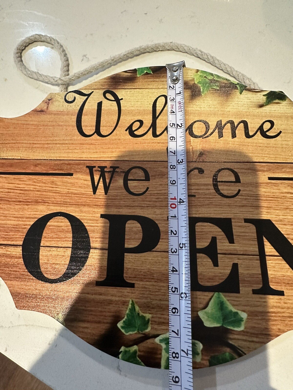 Open sign Open Closed Sign for Business Wooden Double-sided Closed Open