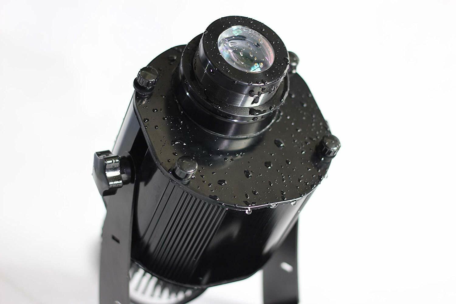 40W Outdoor Black Desktop Mountable LED Gobo Projector Advertising Logo Light