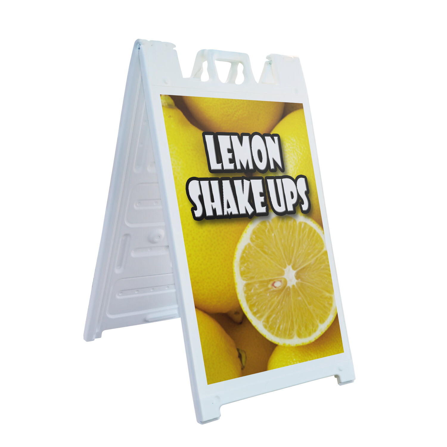 A-frame Sidewalk Lemon Shake Ups 24&Prime; x 36&Prime; Double Sided A-Frame Sidewalk Sign