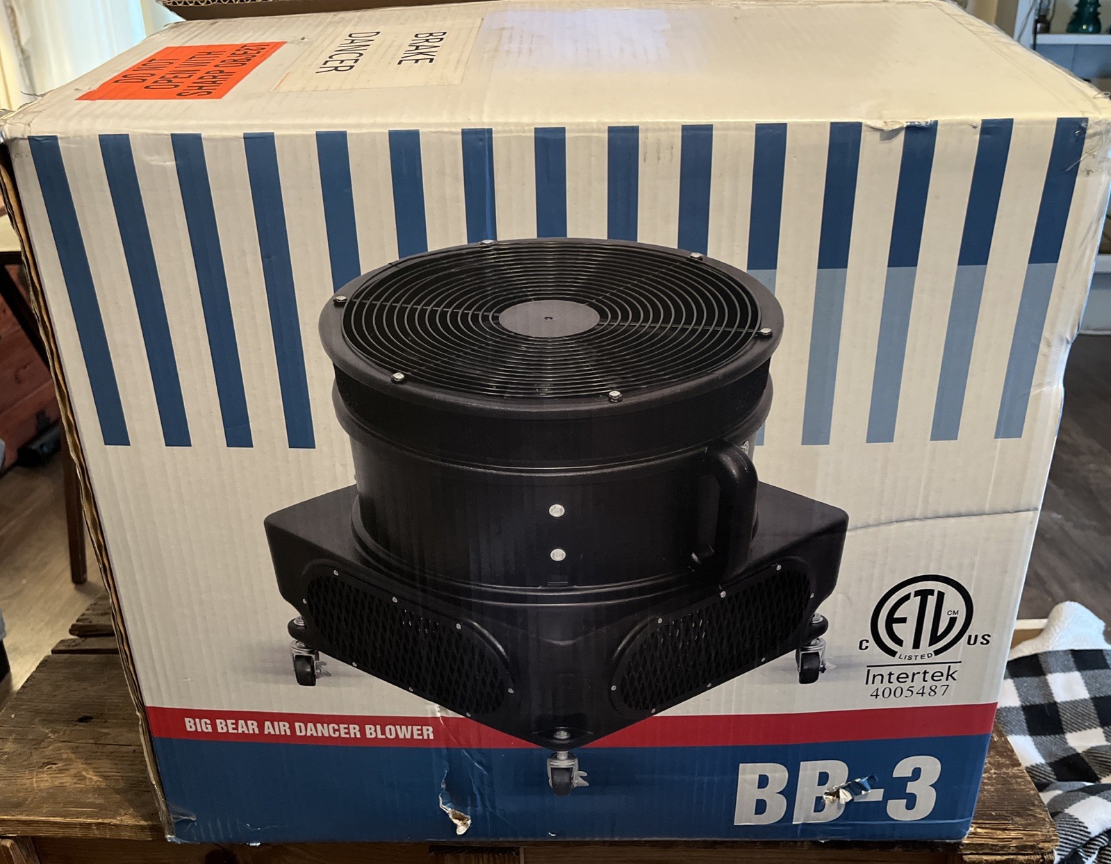 B-Air BB-3 Air Dancer Blower 3/4 hp with Event Banner(Vertitube)
