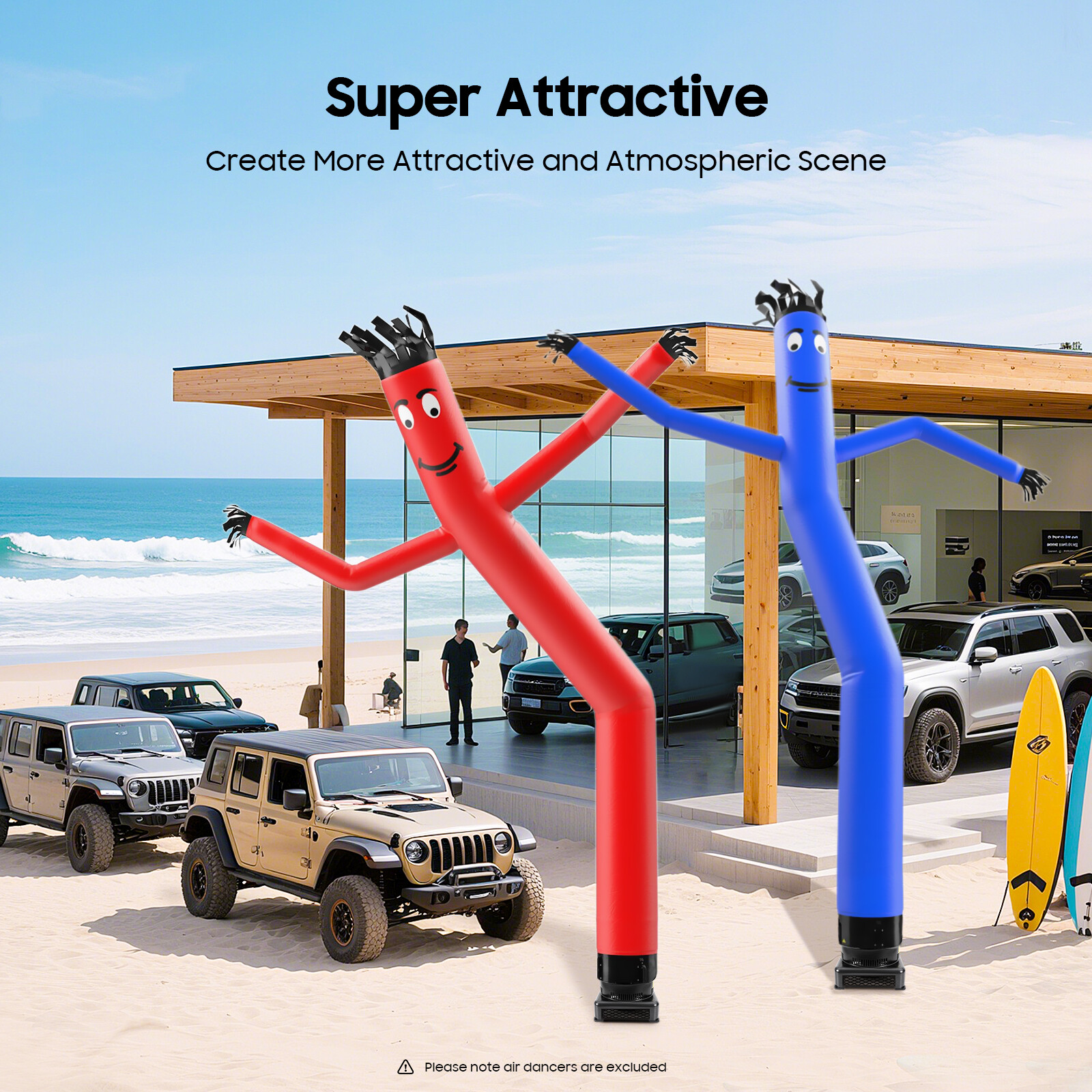 Air Blower Fan For Inflatable Wind Dancer Dancing Tube Man Puppet Fly Guy 550W