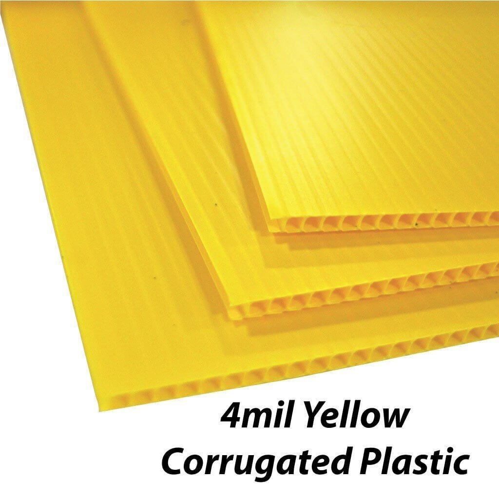 22&Prime; Round Corrugated Plastic Yard Sign Blanks, 4mil thick, Various Color Options
