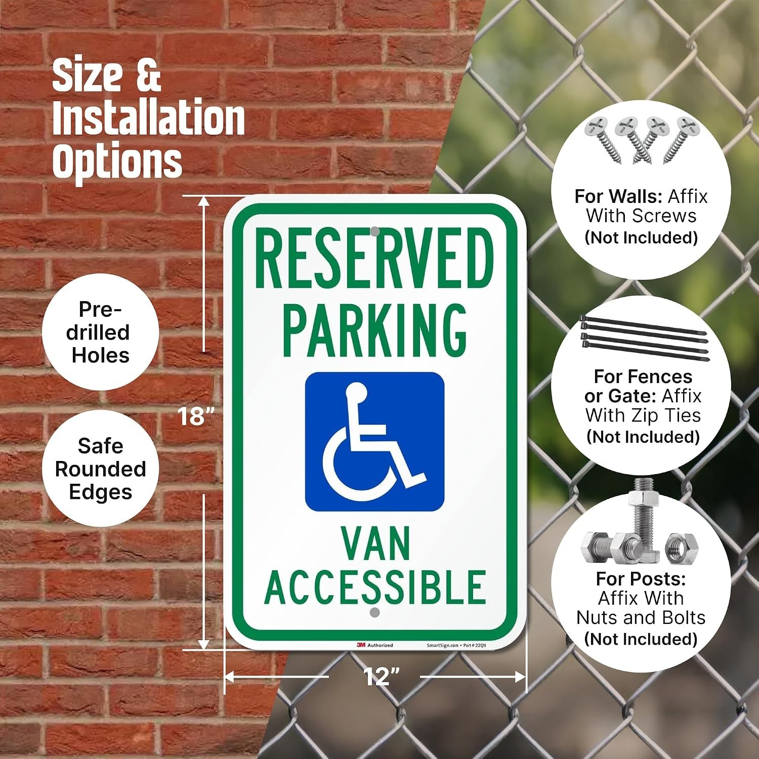18×12 Inch Aluminum Composite Sign