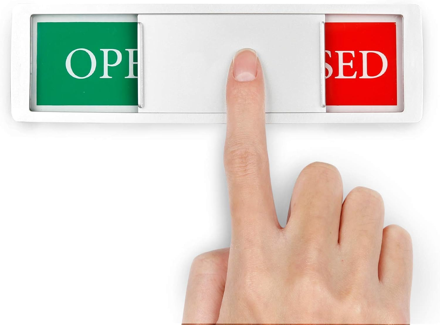Open Sign for Business, Open Closed Slide Door Sign for Office Store Private Stu