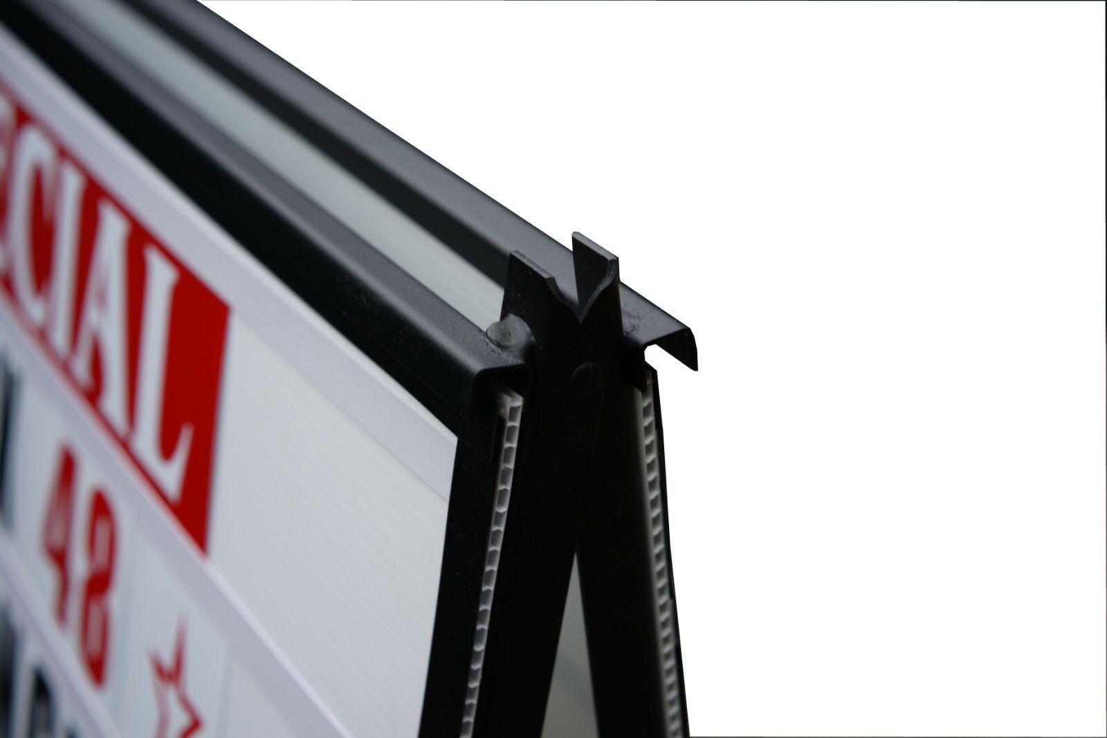 32&Prime;x 48&Prime; A Frame Changeable Letters Message Sidewalk Sign With 4&Prime; Letters set