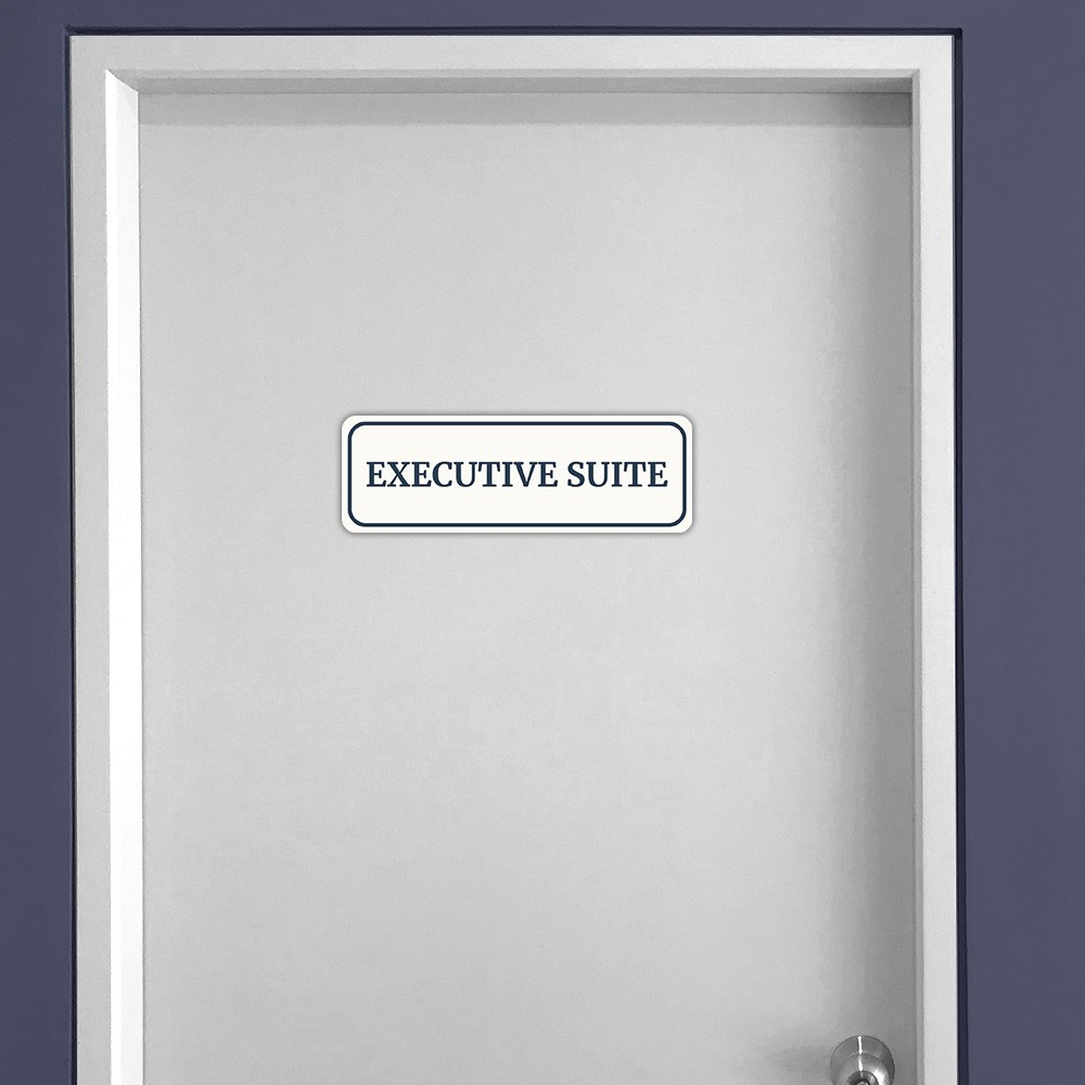 Standard Plus Executive Suite Wall or Door Sign | Office Room Directions