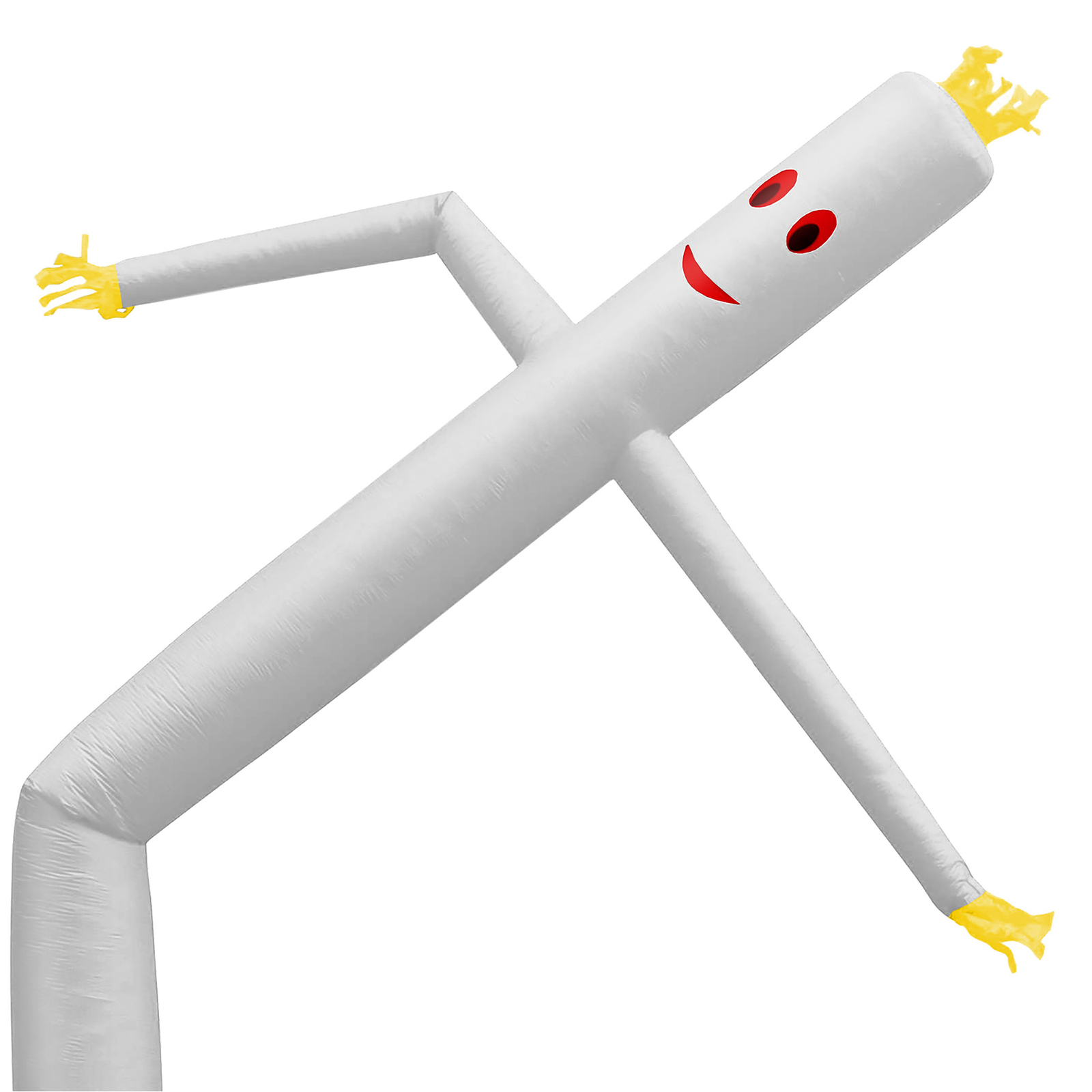 20 ft Inflatable Wacky Waving Arms Tube Man – White Dancing Air Puppet