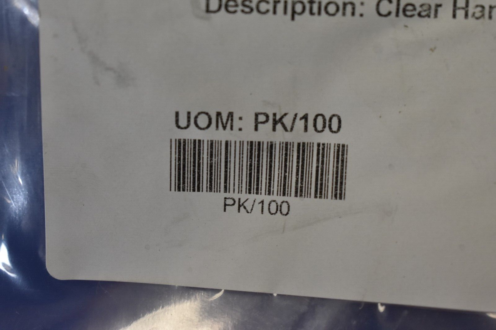 THD Funded Replenishment Clear Plastic Hang Tag Pouches 100 Pack 6&Prime; x 9&Prime; GA1088