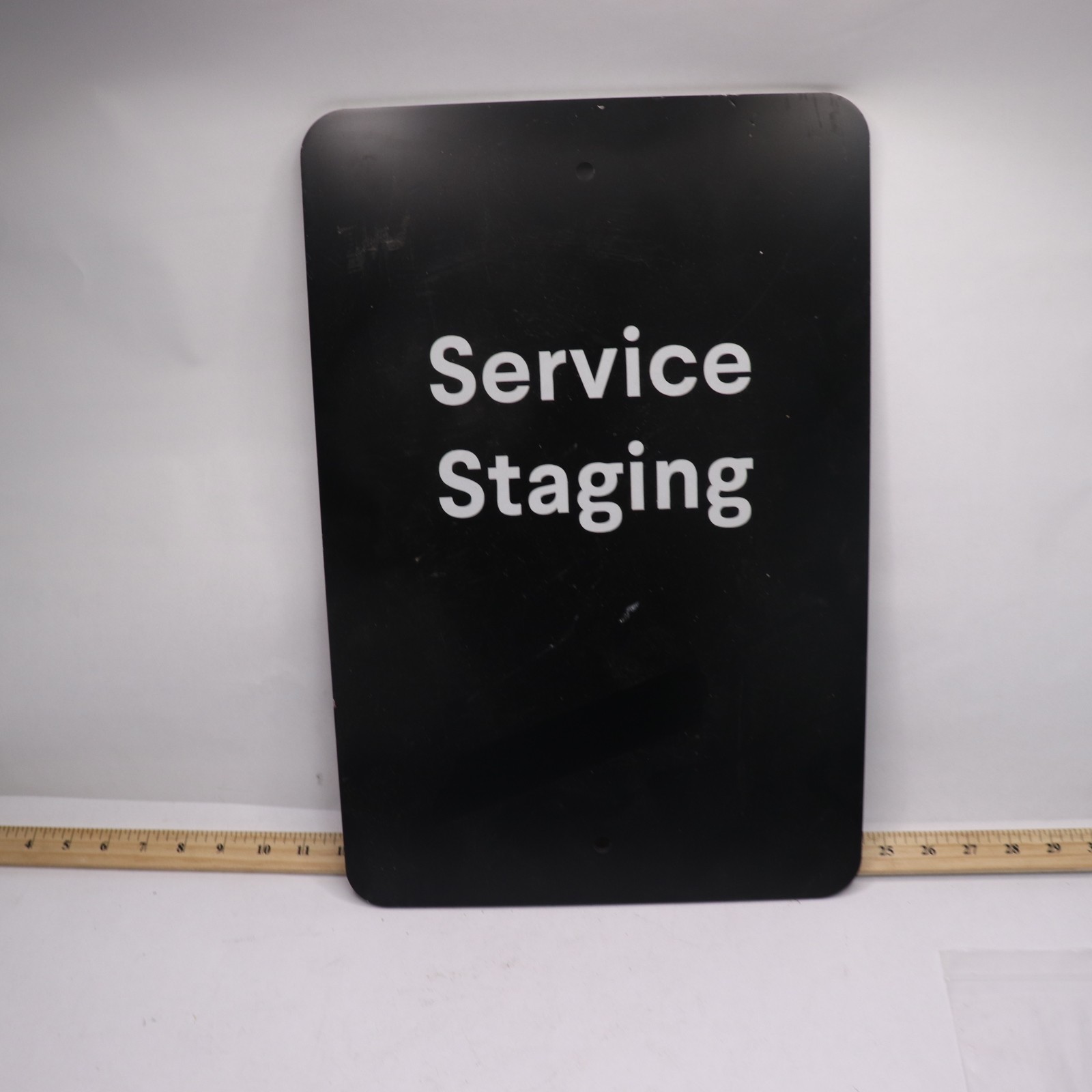 Service Staging Sign 18&Prime; x 12&Prime; – As Shown Only