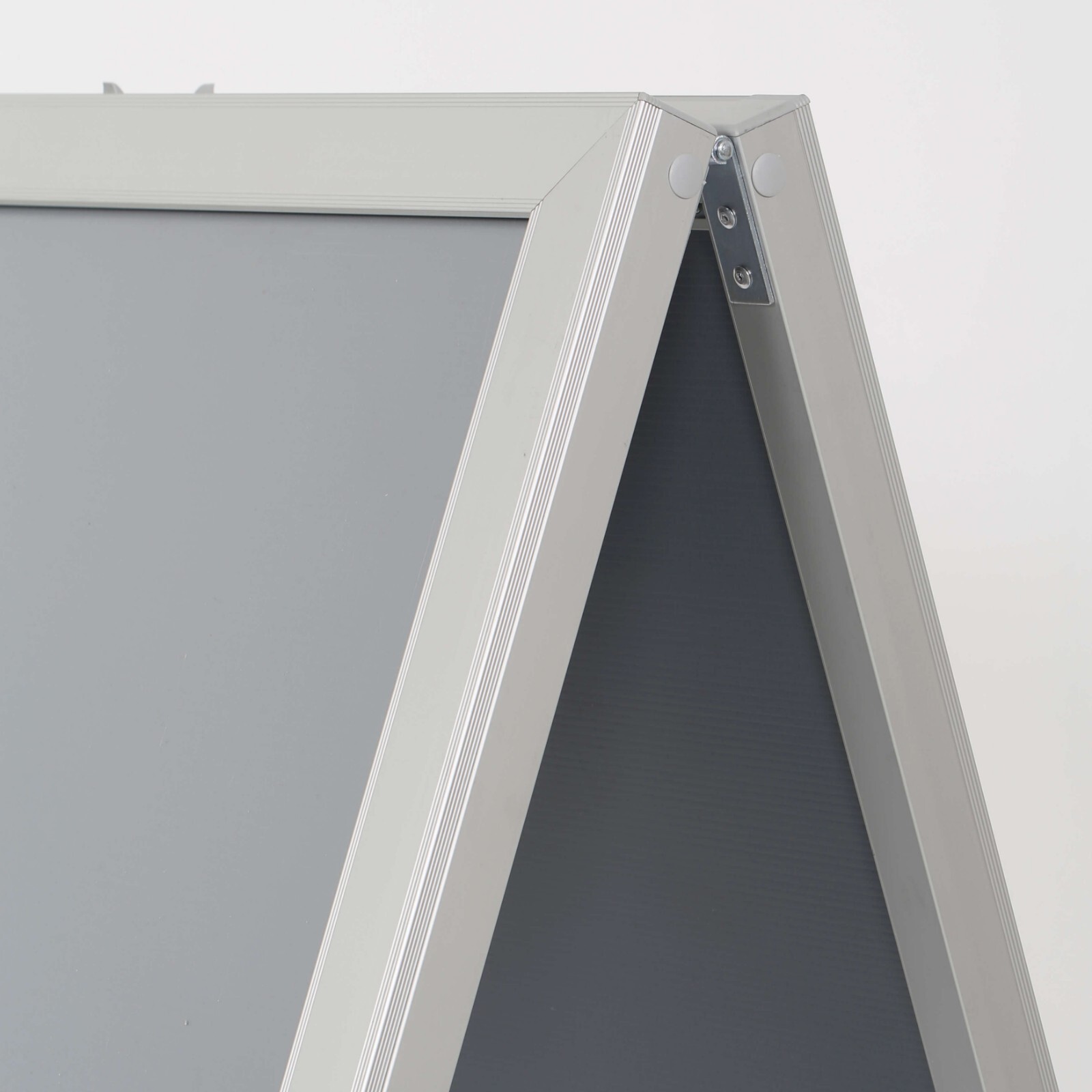 Slide-in A Frame Menu Double Sided Display Board 22×28&Prime; Sidewalk Sign Silver