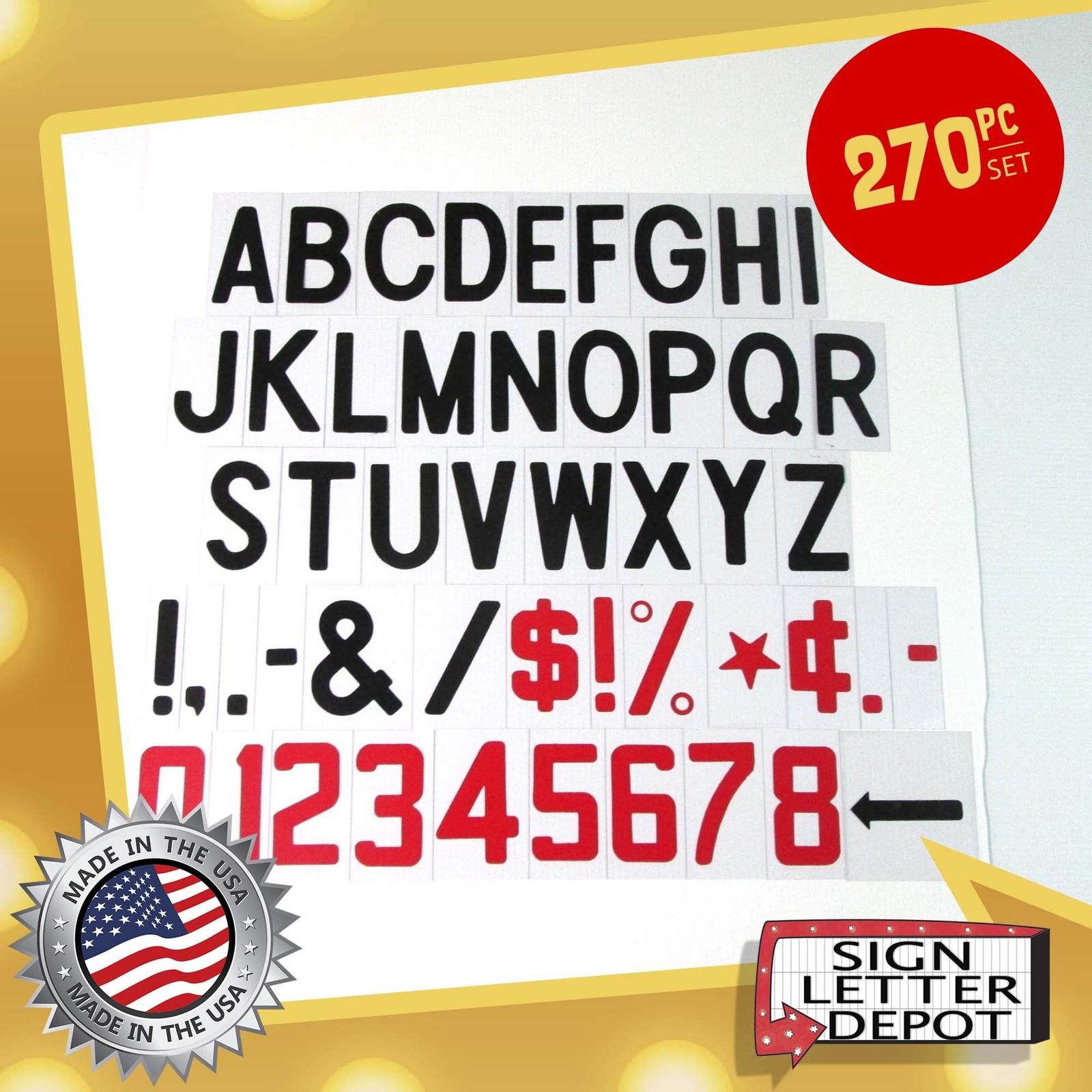Sign Letter Depot 4 Flex Changeable Sign Letters On 5 Clear Panels Black