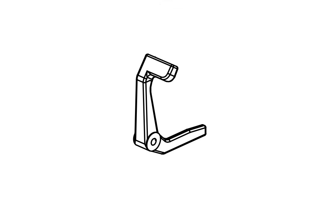 Sargent 68-0489 8300 Exit Device Lift Lever , LHR, 1-3/4&Prime; Door