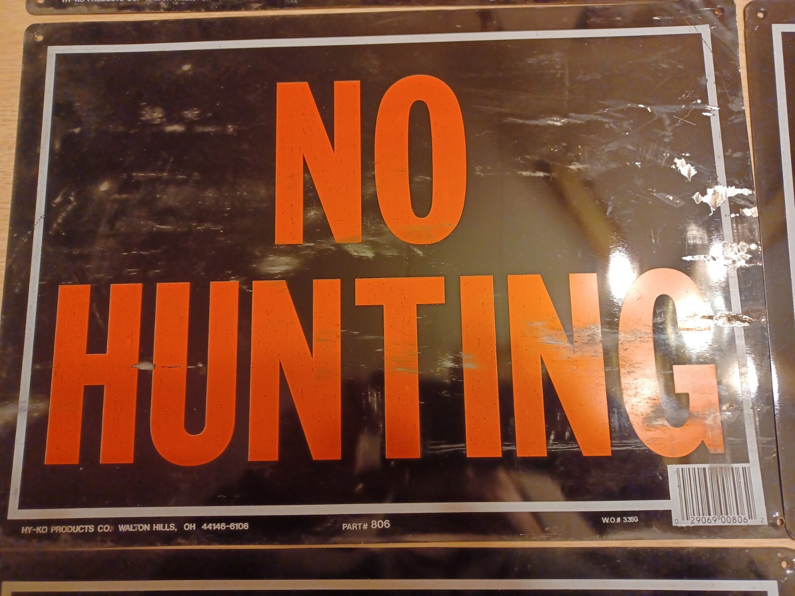 Lot of 13 HY-KO Products  »NO HUNTING/TRESPASSING Metal(10) & Plastic Signs(3)